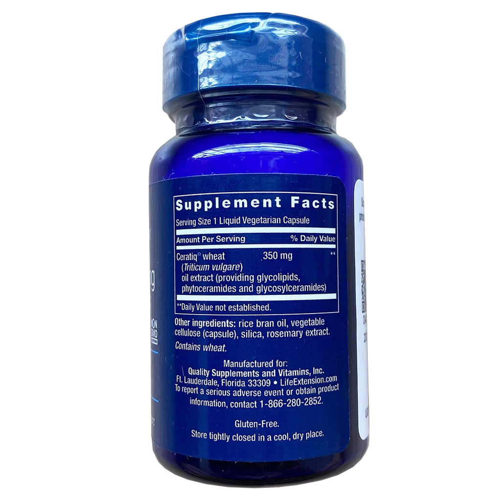 Life Extension Skin Restoring Ceramides / 30 Liquid Vegetarian Capsules Life Extension Skin Restoring Ceramides / 30 Liquid Vegetarian Capsules