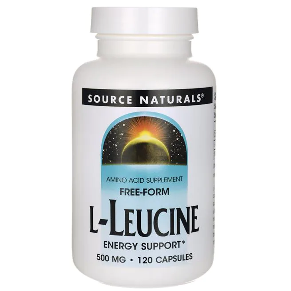 Source Naturals Free-Form L-Leucine -500 mg / 120 Caps Source Naturals Free-Form L-Leucine -500 mg / 120 Caps