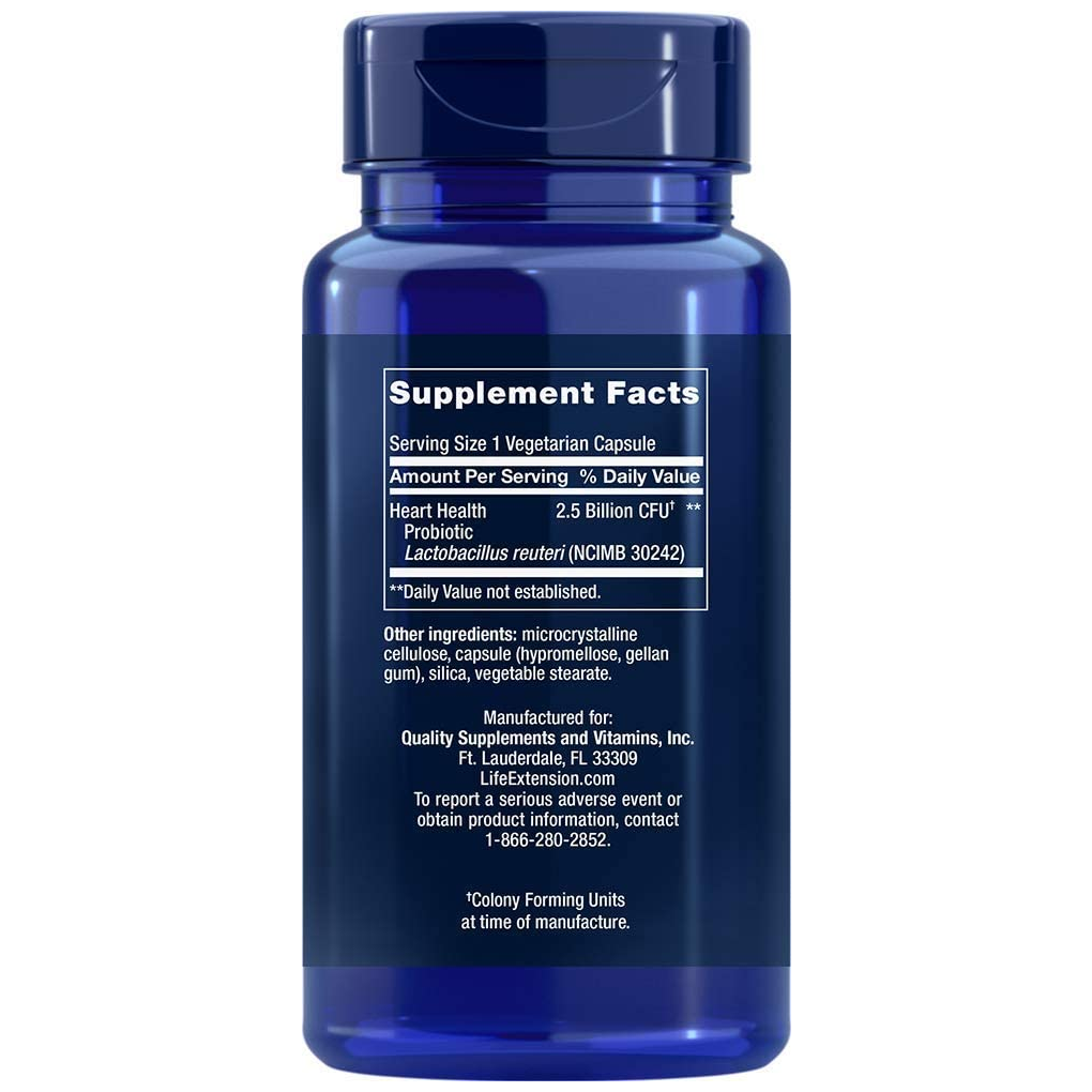 Life Extension FLORASSIST HEART HEALTH / 60 Vegetarian Capsules Life Extension FLORASSIST HEART HEALTH / 60 Vegetarian Capsules
