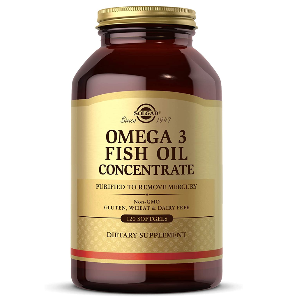 Solgar- Omega 3 Fish Oil Concentrate / 120 Softgels