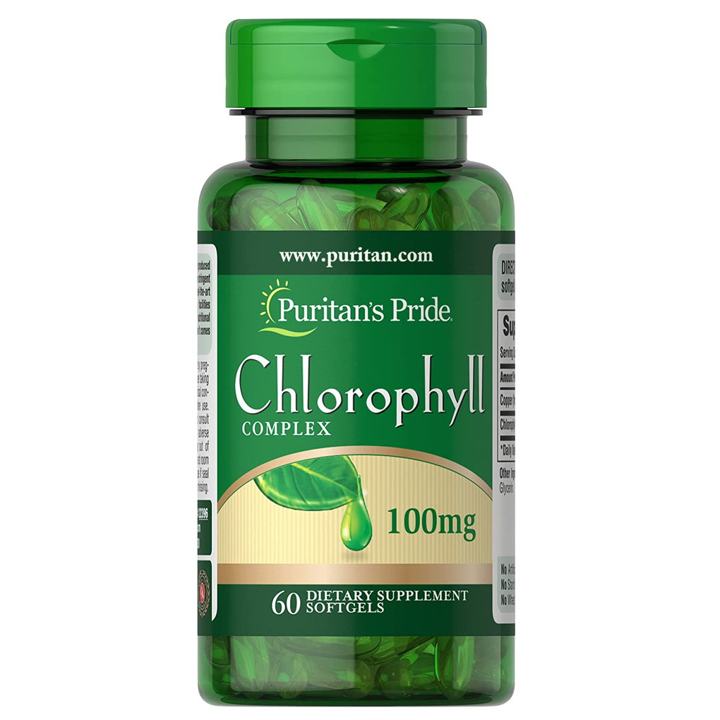Puritan's Pride Chlorophyll Complex 100 mg / 60 Softgels Puritan's Pride Chlorophyll Complex 100 mg / 60 Softgels