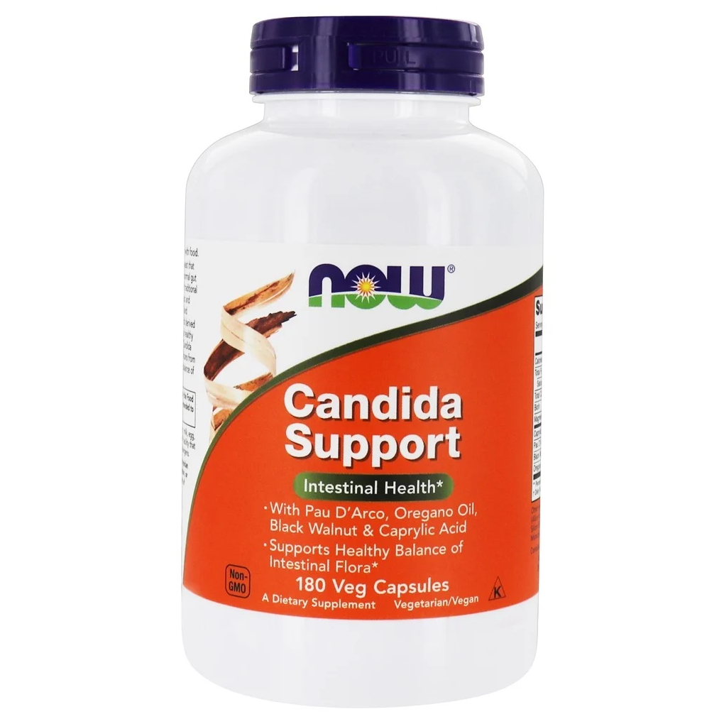 Now Foods Candida Support / 180 Vegetable Capsules