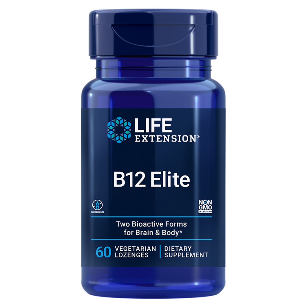 Life Extension B12 Elite / 60 vegetarian lozenges Life Extension B12 Elite / 60 vegetarian lozenges