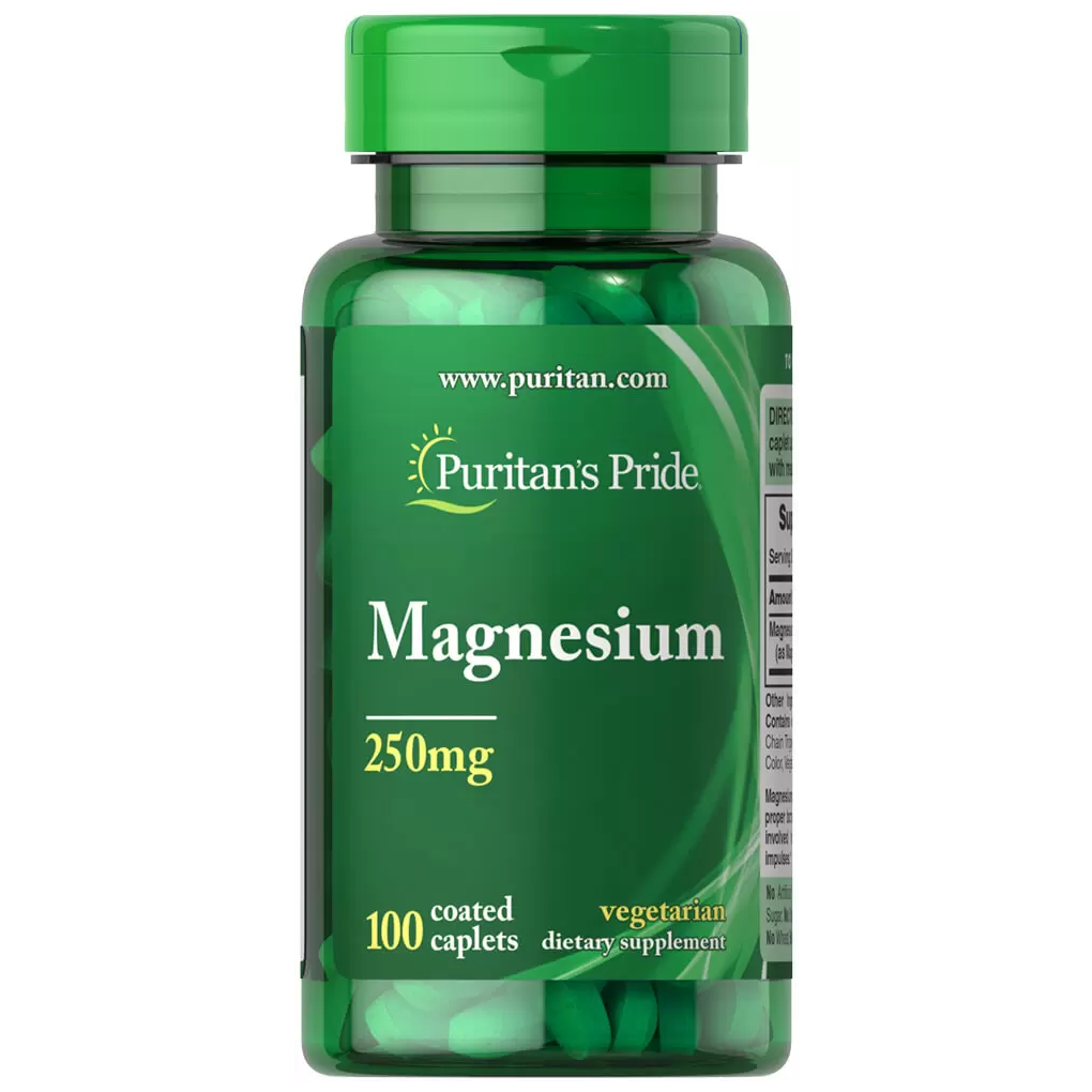 Puritan's Pride  Magnesium 250 mg / 100 Caplets