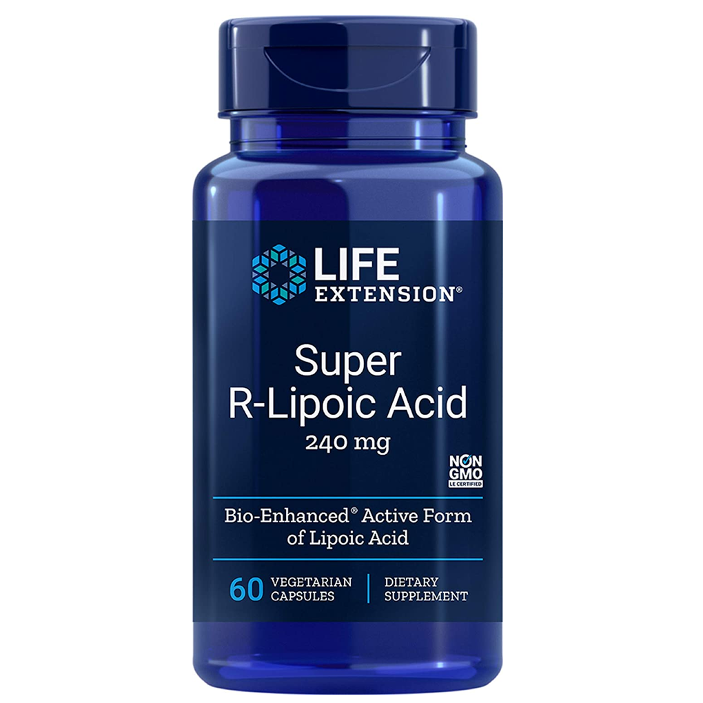 Life Extension Super R-Lipoic Acid 240 mg / 60 Vegetarian Capsules Life Extension Super R-Lipoic Acid 240 mg / 60 Vegetarian Capsules
