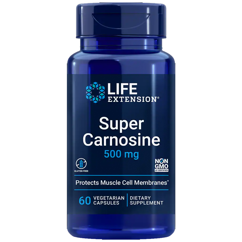 Life Extension Super Carnosine 500 mg / 60 Vegetarian Capsules Life Extension Super Carnosine 500 mg / 60 Vegetarian Capsules