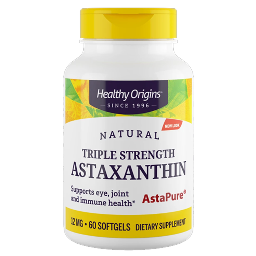 Healthy Origins® NATURAL TRIPLE STRENGTH ASTAXANTHIN 12 MG (COMPLEX) / 60 Softgels Healthy Origins® NATURAL TRIPLE STRENGTH ASTAXANTHIN 12 MG (COMPLEX) / 60 Softgels