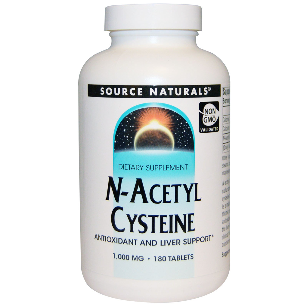 Source Naturals N-Acetyl Cysteine-1000 mg. / 180 Tablets Source Naturals N-Acetyl Cysteine-1000 mg. / 180 Tablets