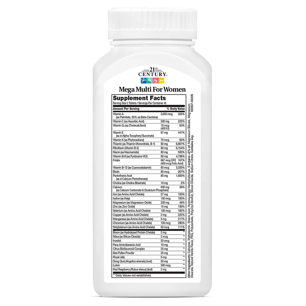 21st Century Mega Multi - For Women / 90 Tablets 21st Century Mega Multi - For Women / 90 Tablets