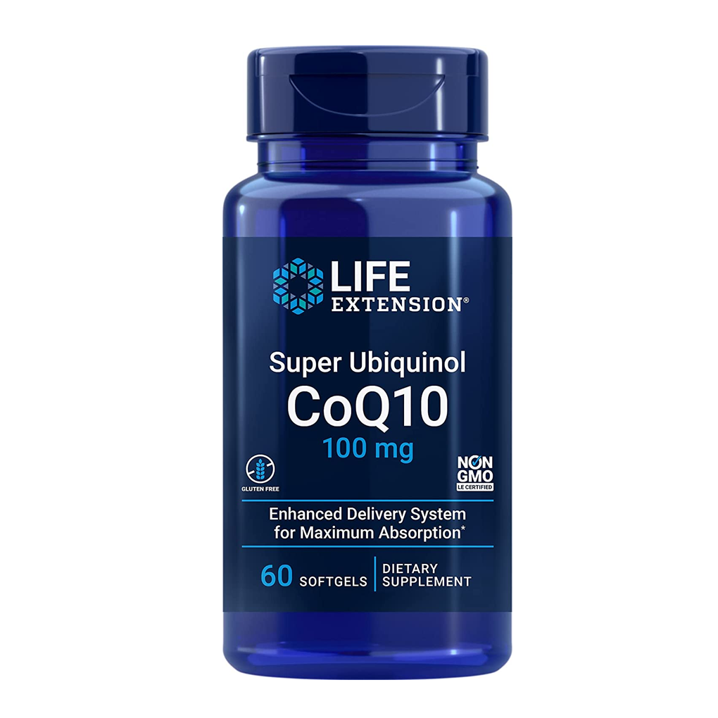 Life Extension Super Ubiquinol CoQ10 / 100 mg , 60 Softgels Life Extension Super Ubiquinol CoQ10 / 100 mg , 60 Softgels