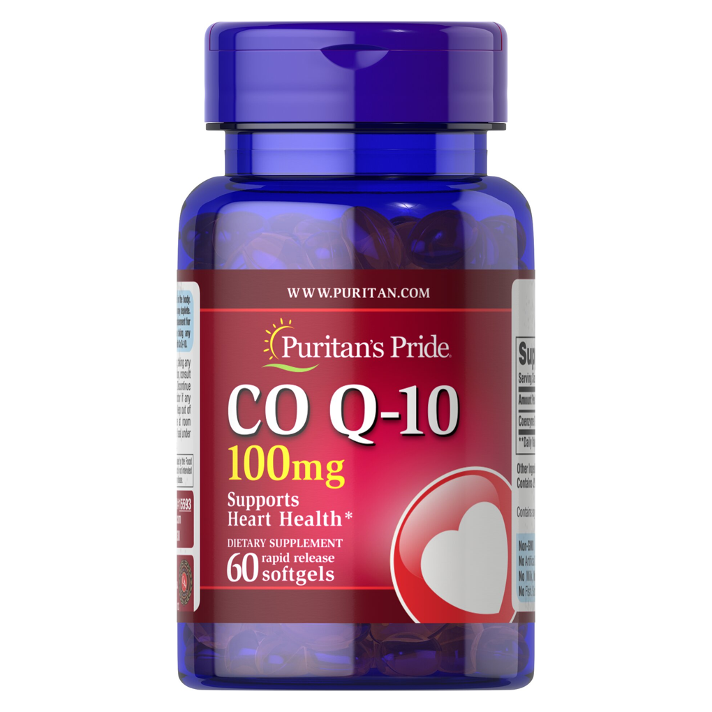 Puritan's Pride Q-SORB™ Co Q-10 100 mg / 60 Rapid Release Softgels Puritan's Pride Q-SORB™ Co Q-10 100 mg / 60 Rapid Release Softgels