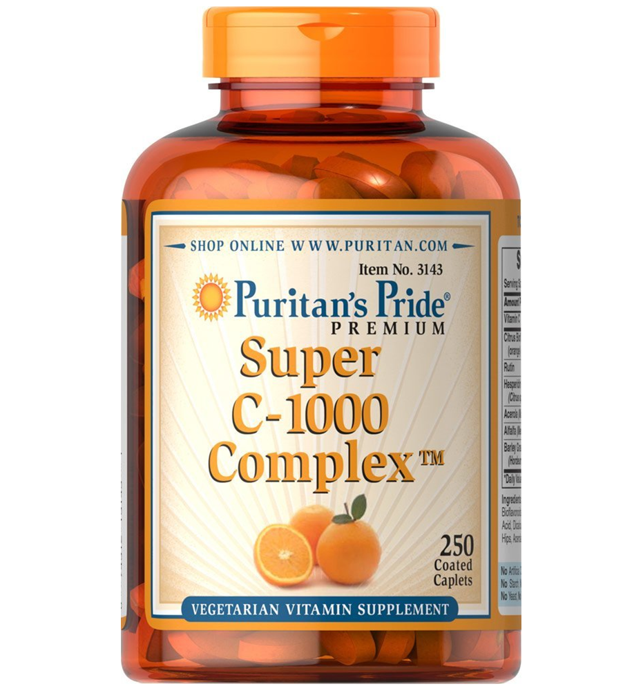 Puritan's Pride C-1000 Complex™ / 250 Coated Caplets