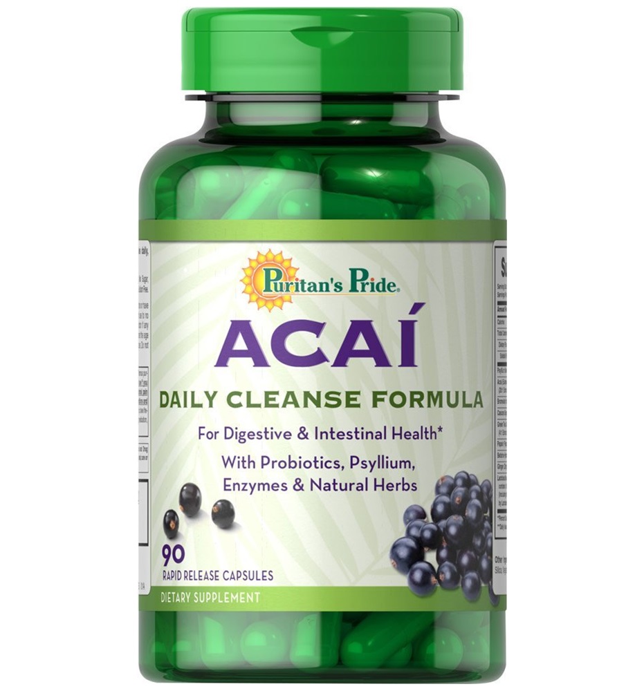 Puritan’s Pride Acai Daily Cleanse / 90 Capsules