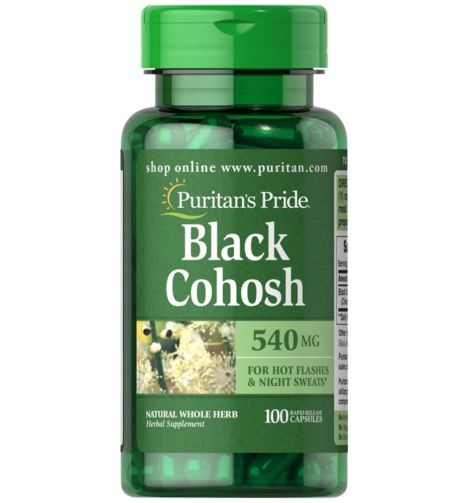 Puritan’s Pride Black Cohosh 540 mg / 100 Capsules Puritan’s Pride Black Cohosh 540 mg / 100 Capsules