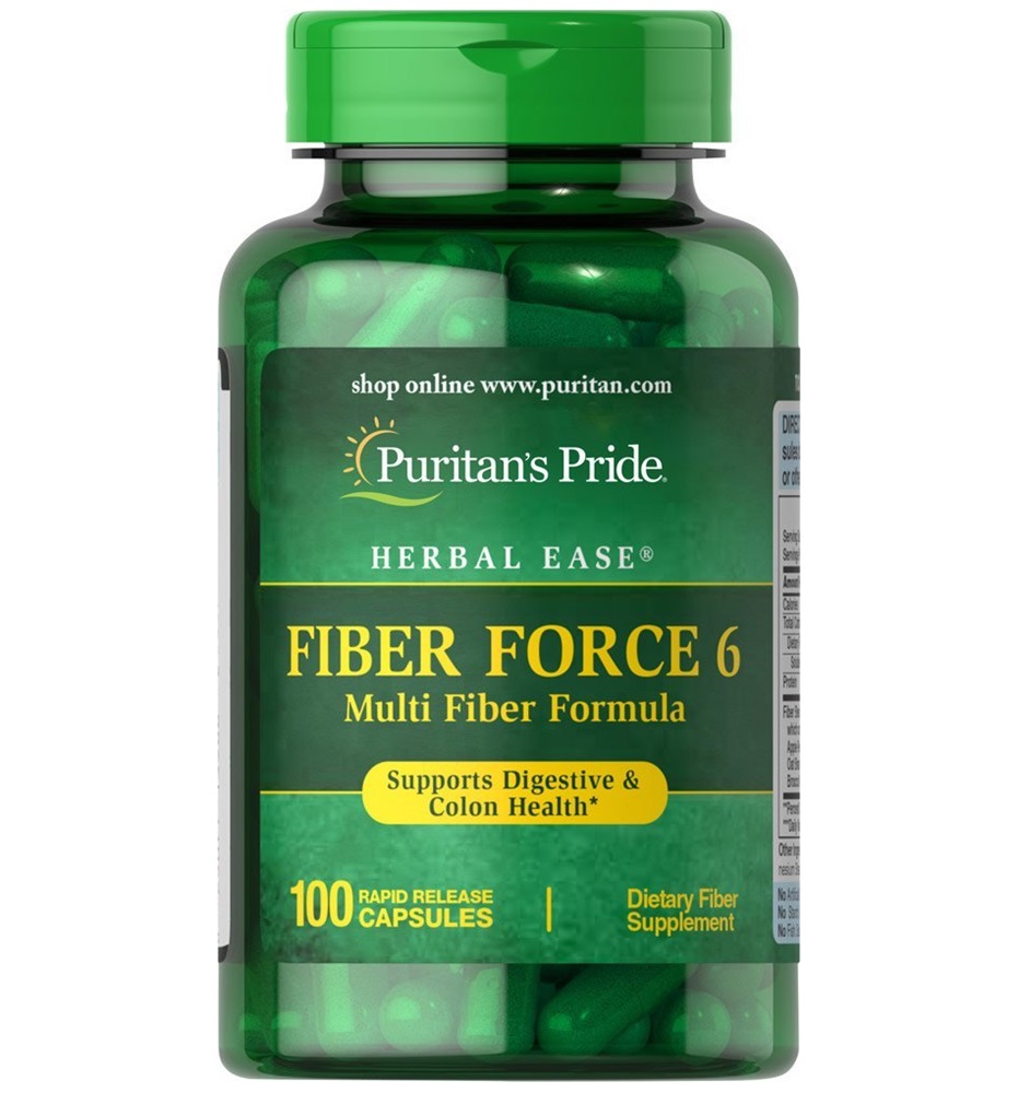 Puritan’s Pride Fiber Force 6 / 100 Capsules