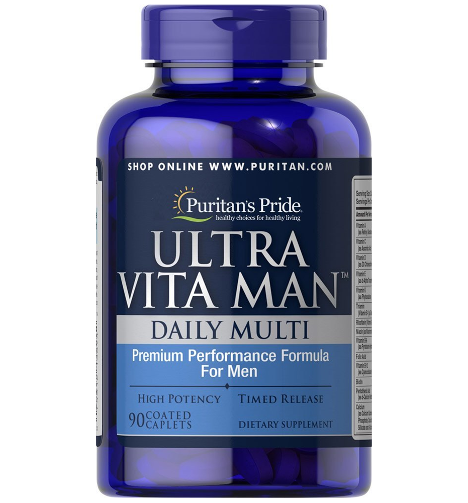 Puritan’s Pride Ultra Vita Man™ Time Release / 90 Caplets Puritan’s Pride Ultra Vita Man™ Time Release / 90 Caplets