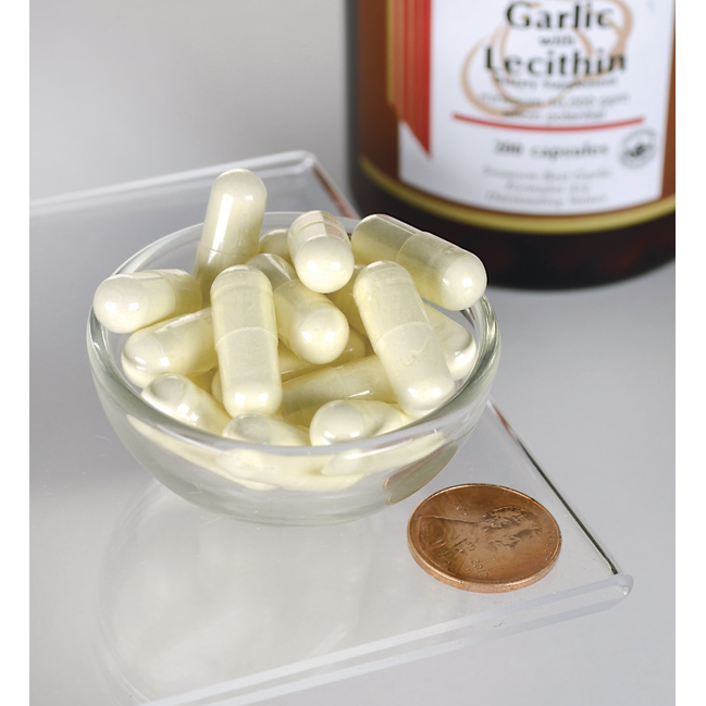 Swanson Best Garlic with Lecithin 600/380 mg - 200 Caps Swanson Best Garlic with Lecithin 600/380 mg - 200 Caps