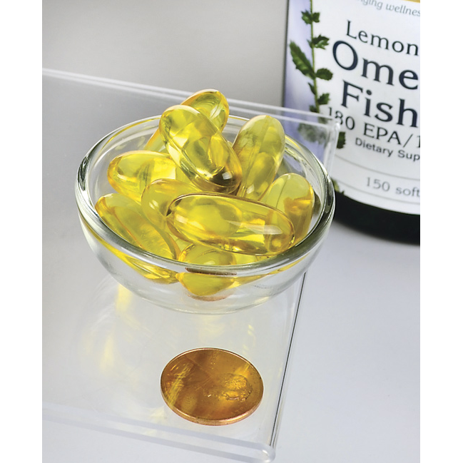 Swanson Premium Lemon Flavor Omega-3 Fish Oil / 150 Sgels Swanson Premium Lemon Flavor Omega-3 Fish Oil / 150 Sgels
