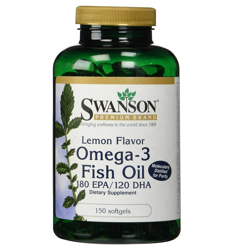 Swanson Premium Lemon Flavor Omega-3 Fish Oil / 150 Sgels Swanson Premium Lemon Flavor Omega-3 Fish Oil / 150 Sgels
