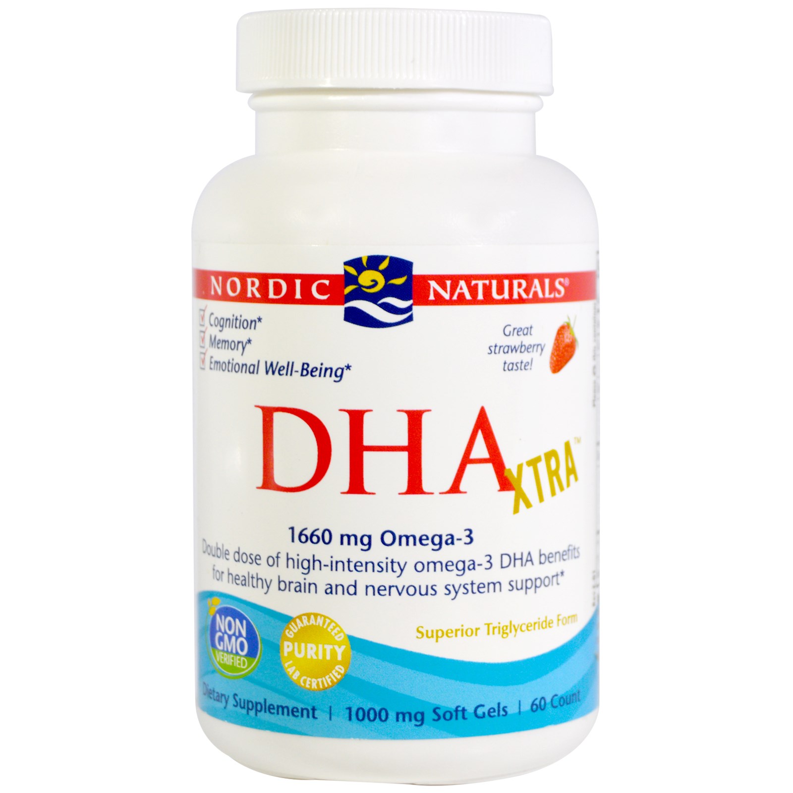 Nordic Naturals DHA Xtra 1,000 mg / 60 Sgels