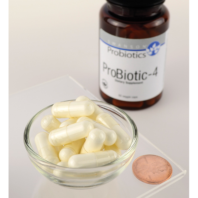 Swanson Probiotics ProBiotic-4 / 60 Veg Drcaps