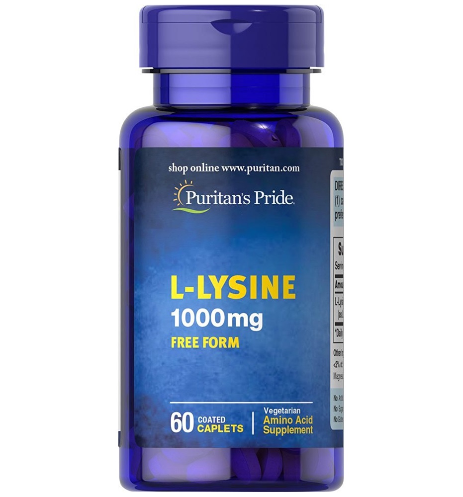 Puritan's Pride L-Lysine 1000 mg / 60 Caplets