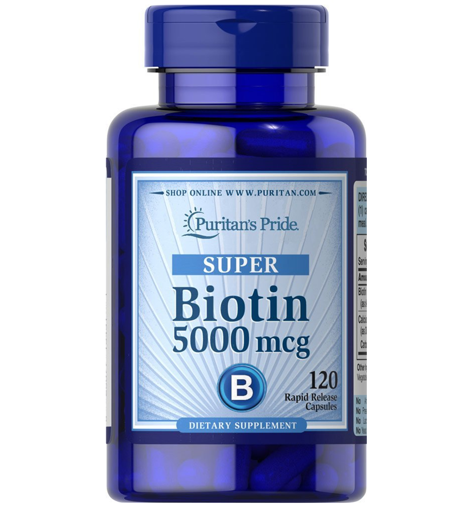 Puritan's Pride Biotin 5000 mcg / 120 Capsules