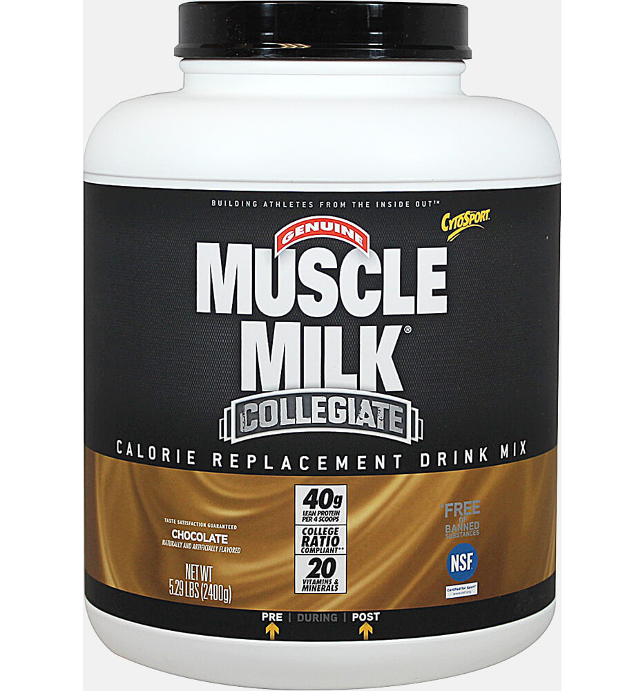 Cytosport Muscle Milk® Collegiate Chocolate 5.29 lbs Powder Cytosport Muscle Milk® Collegiate Chocolate 5.29 lbs Powder