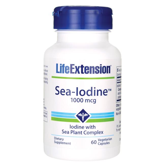 Life Extension Sea-Iodine Non-GMO 1,000 mcg / 60 Veg Caps Life Extension Sea-Iodine Non-GMO 1,000 mcg / 60 Veg Caps