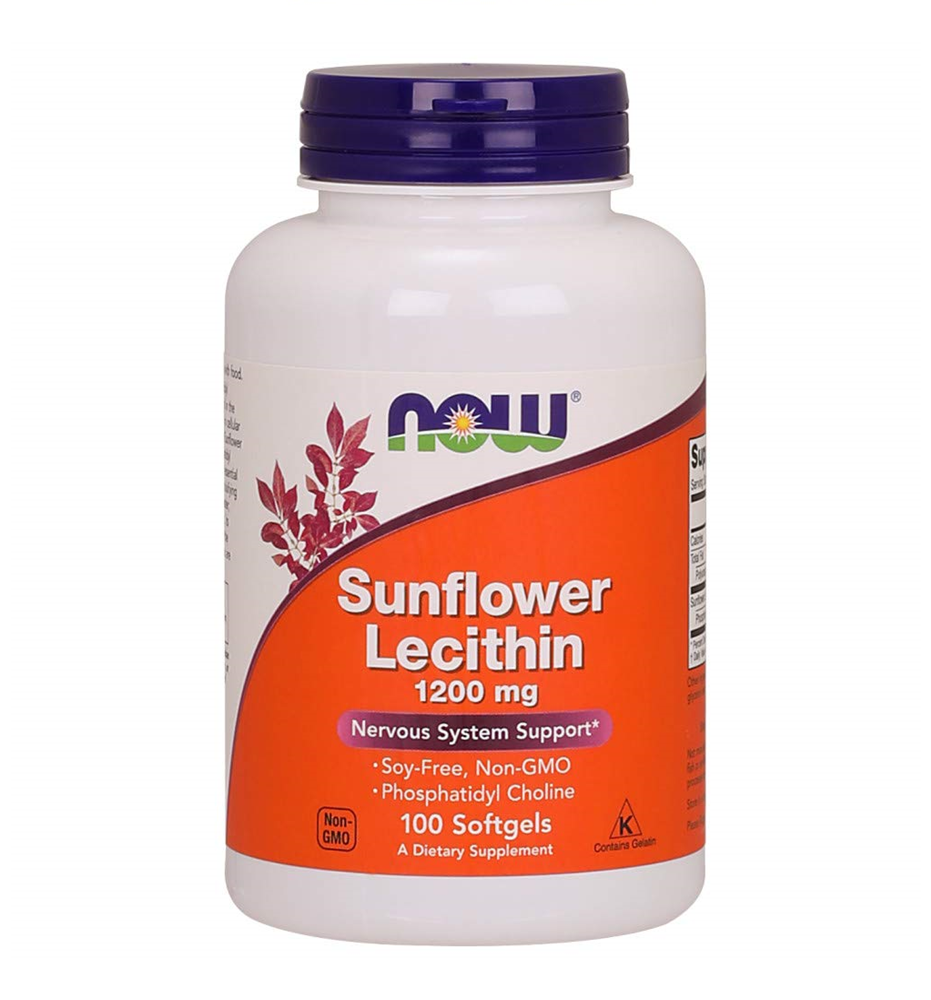 NOW® Foods Sunflower Lecithin 1200 mg / 100 Softgels NOW® Foods Sunflower Lecithin 1200 mg / 100 Softgels