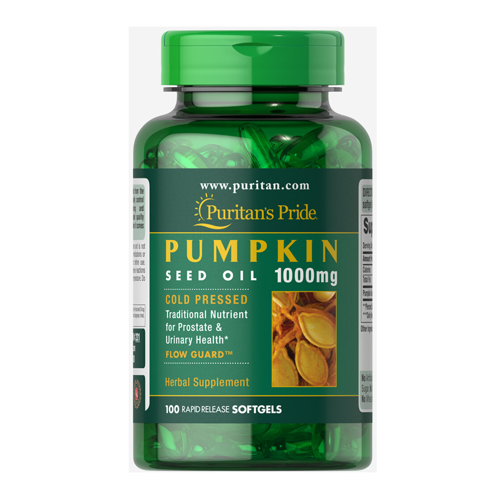 Puritan's Pride Pumpkin Seed Oil 1000 mg / 100 Softgels