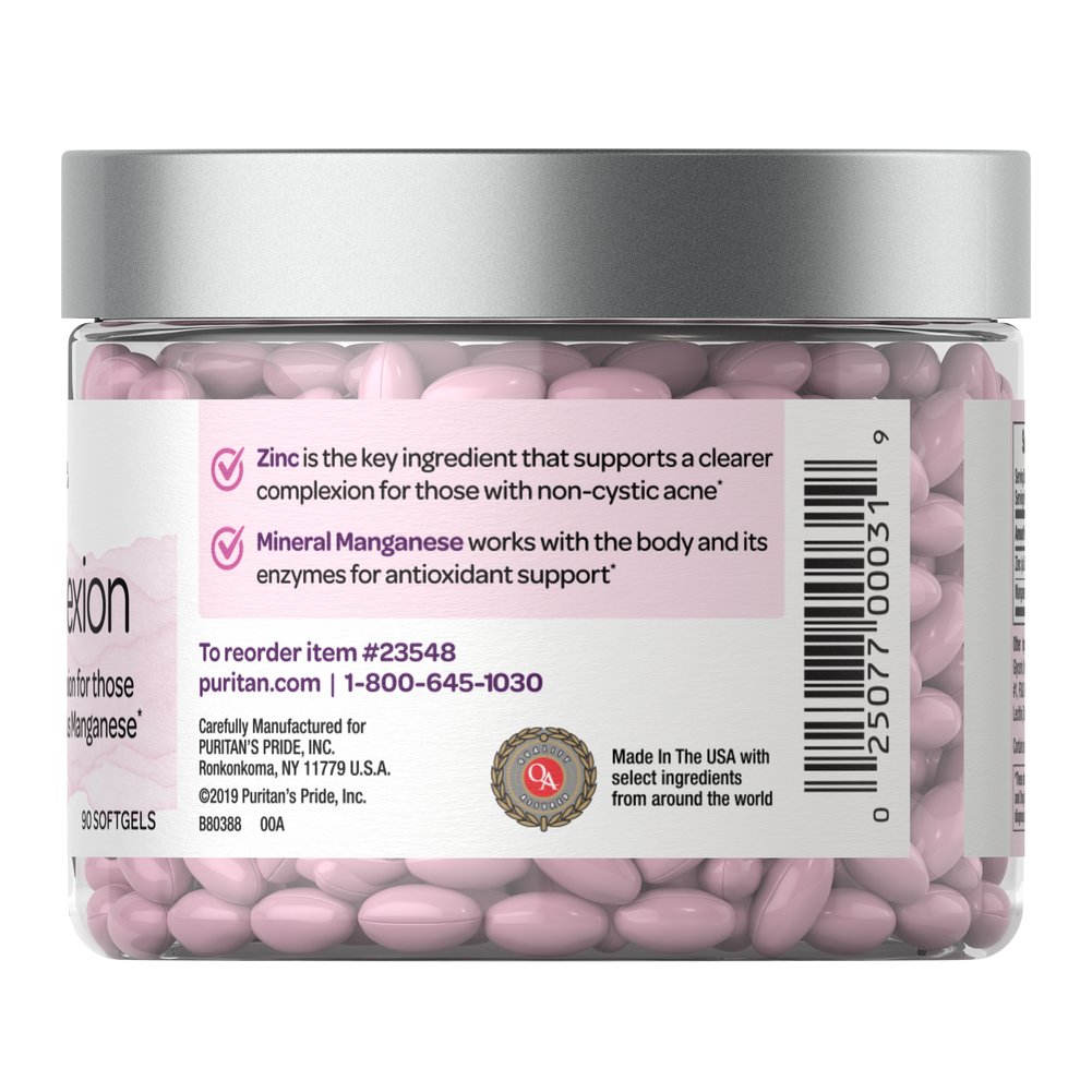 Puritan's Pride Clean Complexion / 90 Softgels