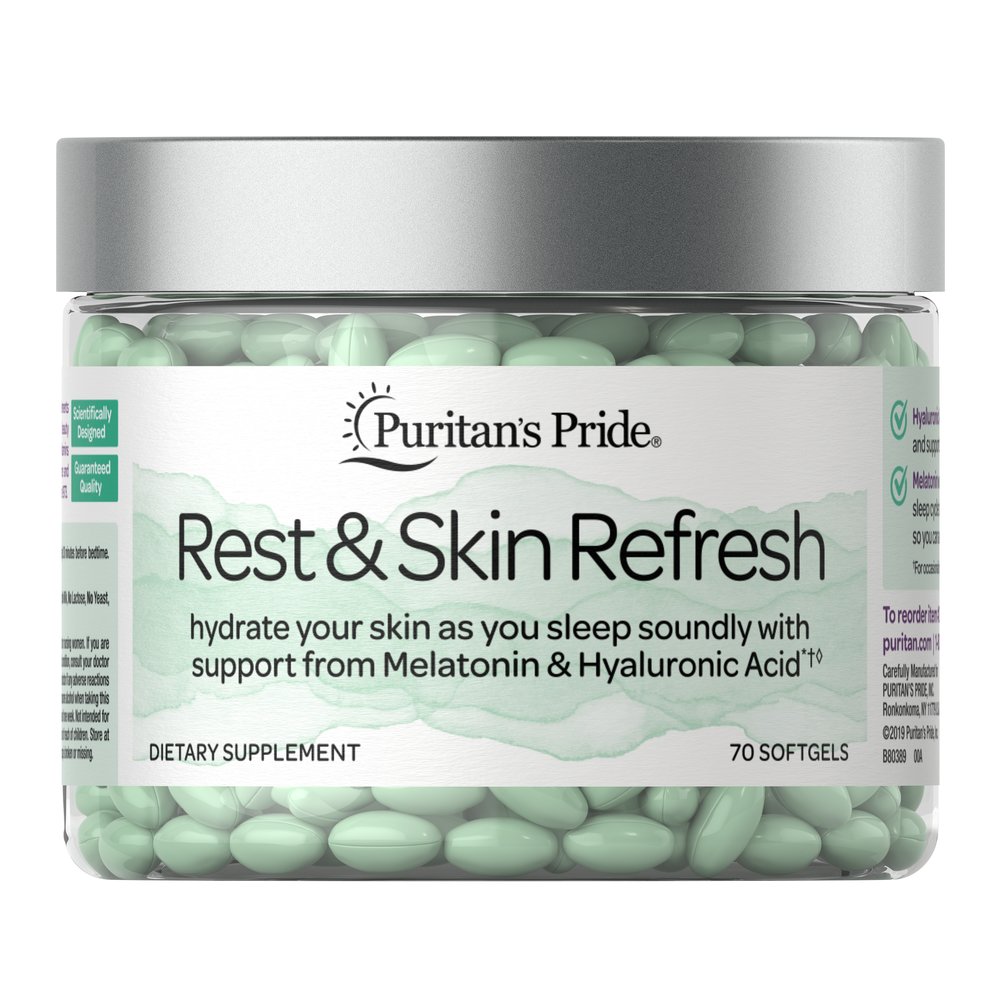 Puritan's Pride Rest & Skin Refresh / 70 Softgels