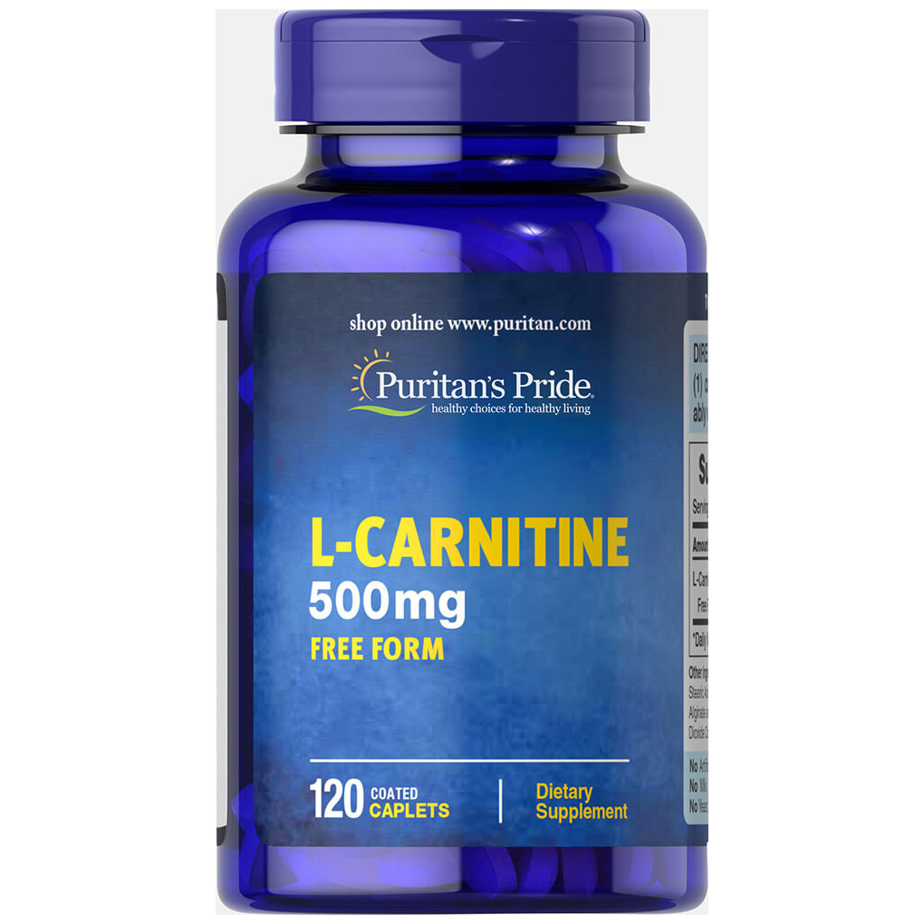 Puritan's Pride L-Carnitine 500 mg. / 120 Caplets