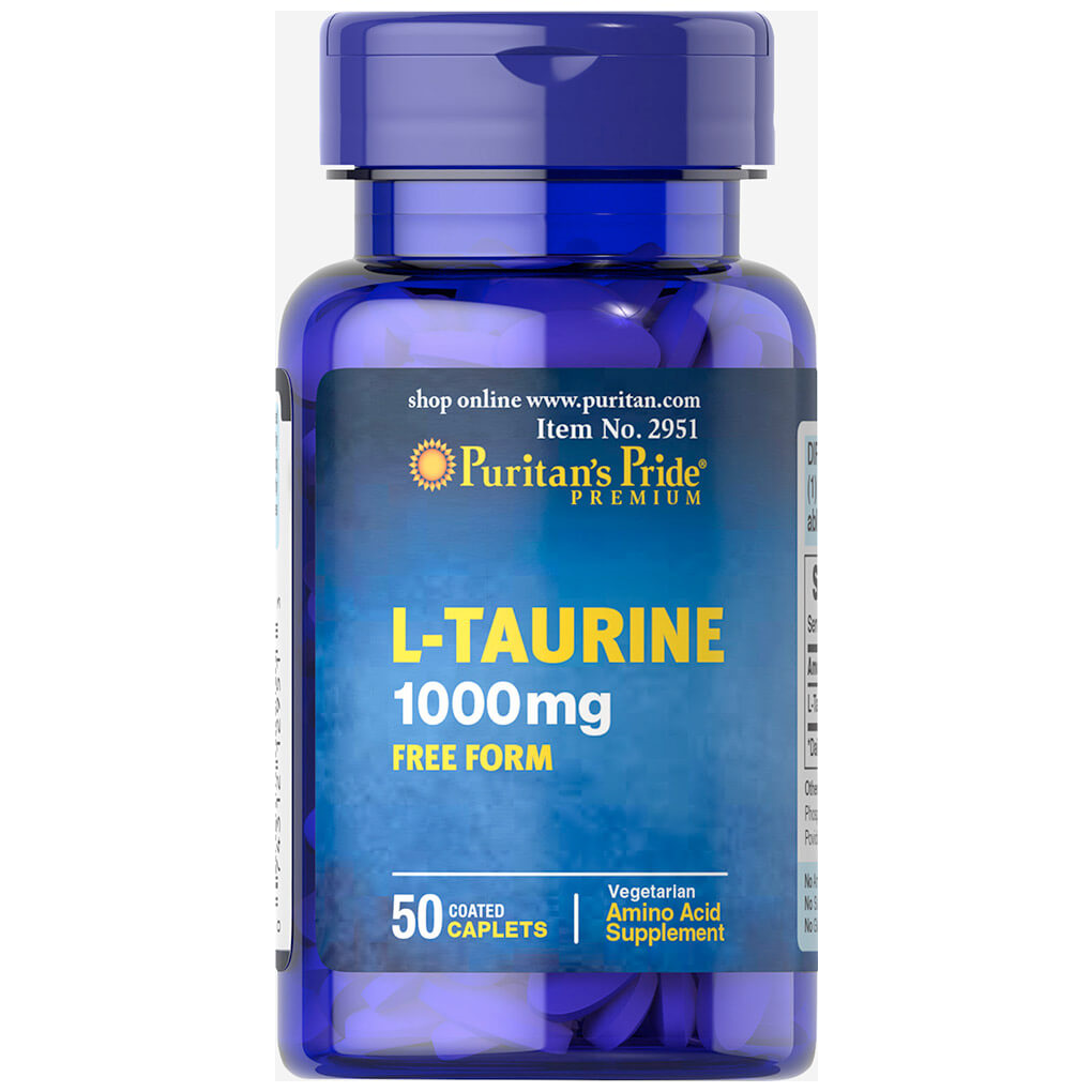 Puritan's Pride L-Taurine 1000 mg / 50 Caplets