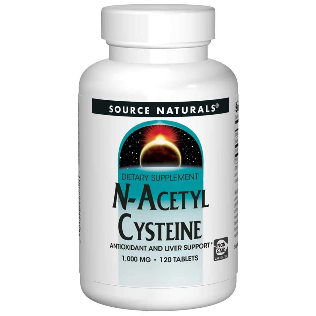 Source Naturals N-Acetyl Cysteine (NAC) 1,000 mg /120 Tablets Source Naturals N-Acetyl Cysteine (NAC) 1,000 mg /120 Tablets