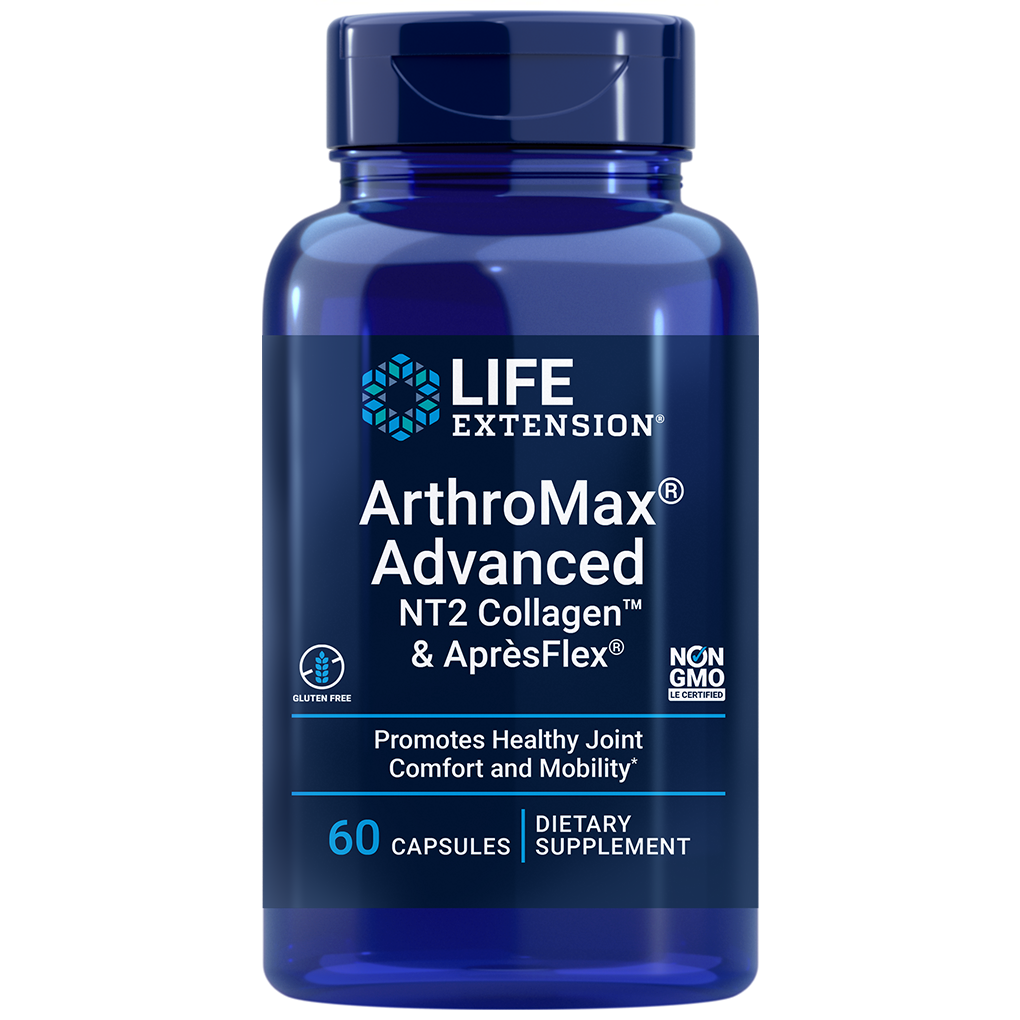 Life Extension ArthroMax Advanced with NT2 Collagen & ApresFlex / 60 Capsules