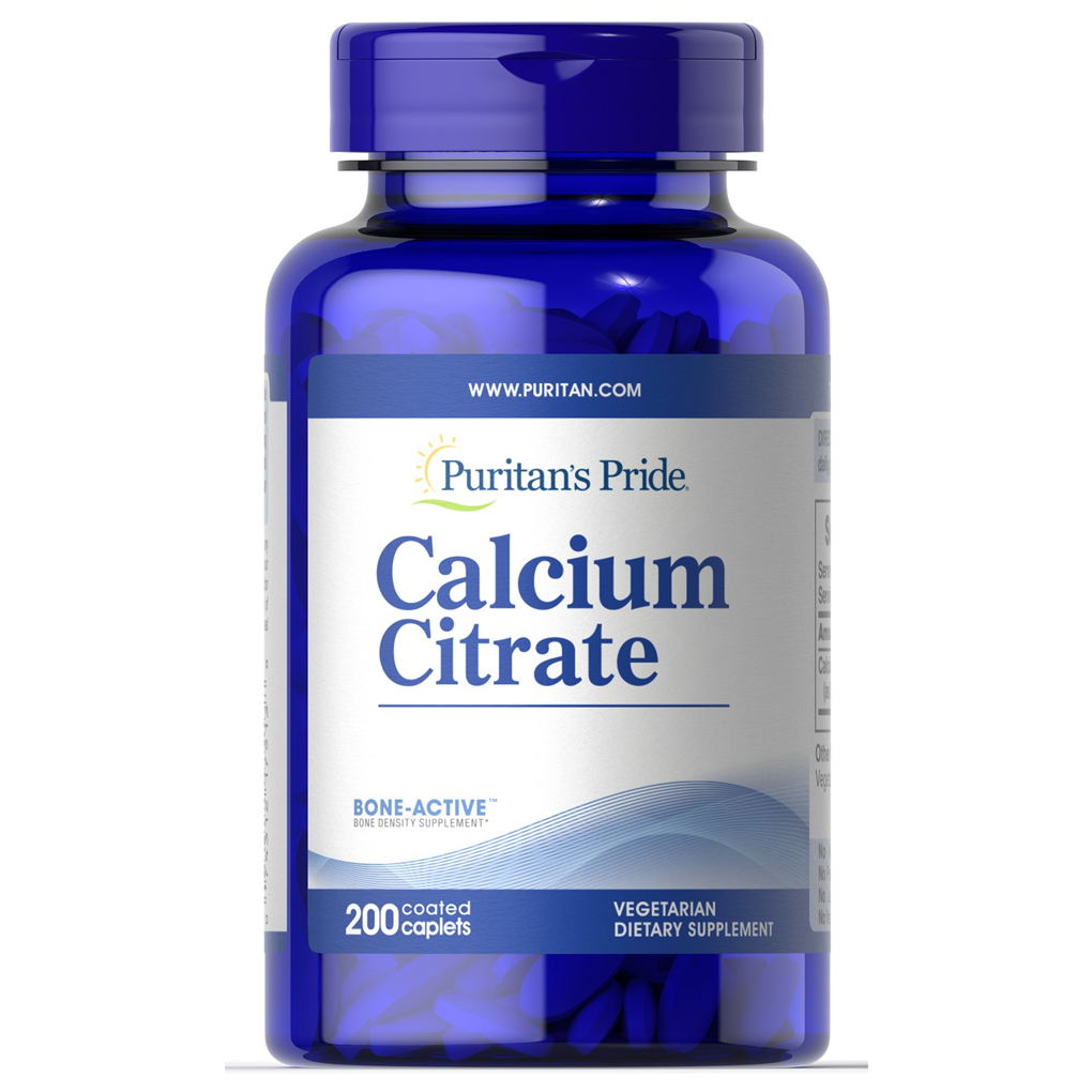 Puritan's Pride Calcium Citrate 200 mg / 200 Caplets