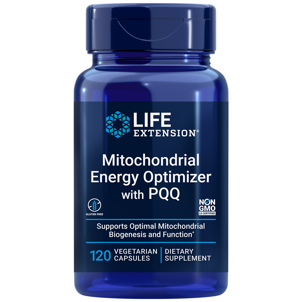 Life Extension  Mitochondrial Energy Optimizer with PQQ / 120 Vegetarian Capsules