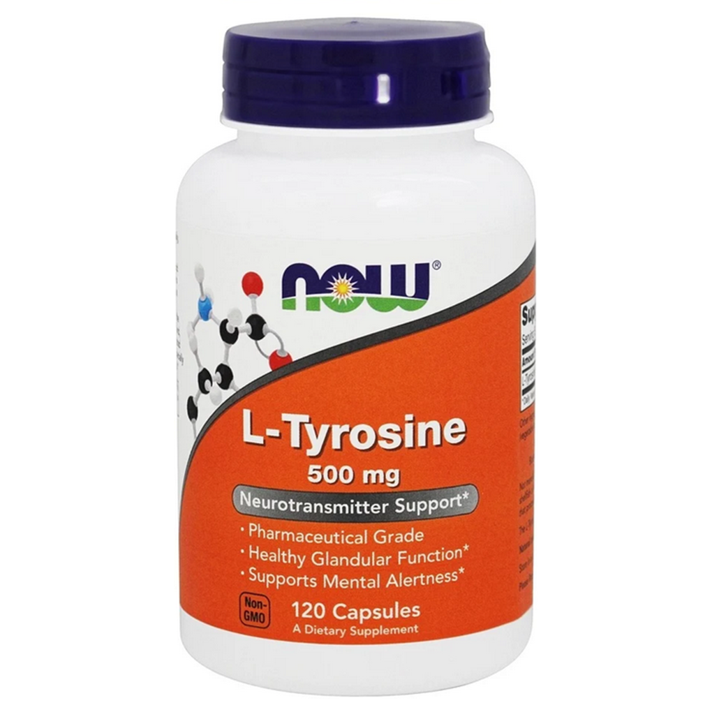 Now Foods L-Tyrosine 500 mg / 120 Capsules