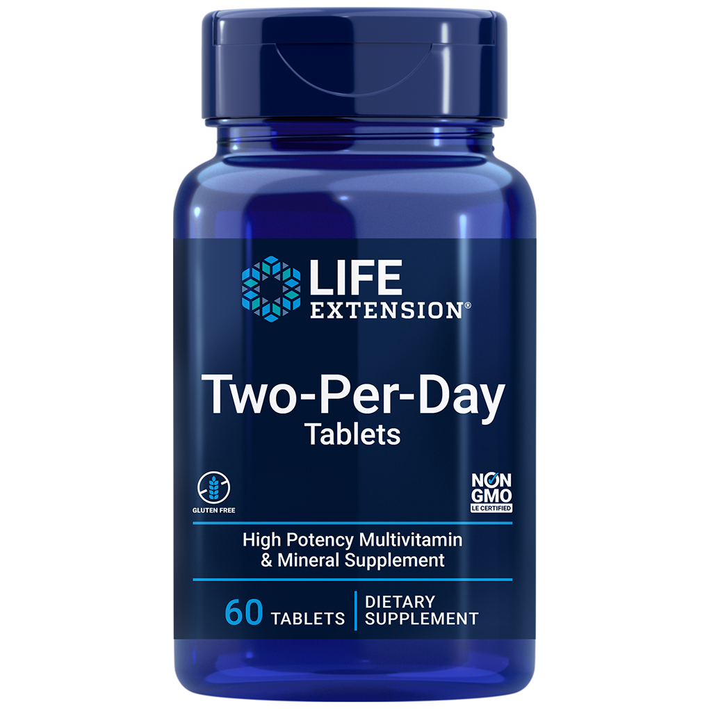 Life Extension Two-Per-Day Tablets / 60 Tablets