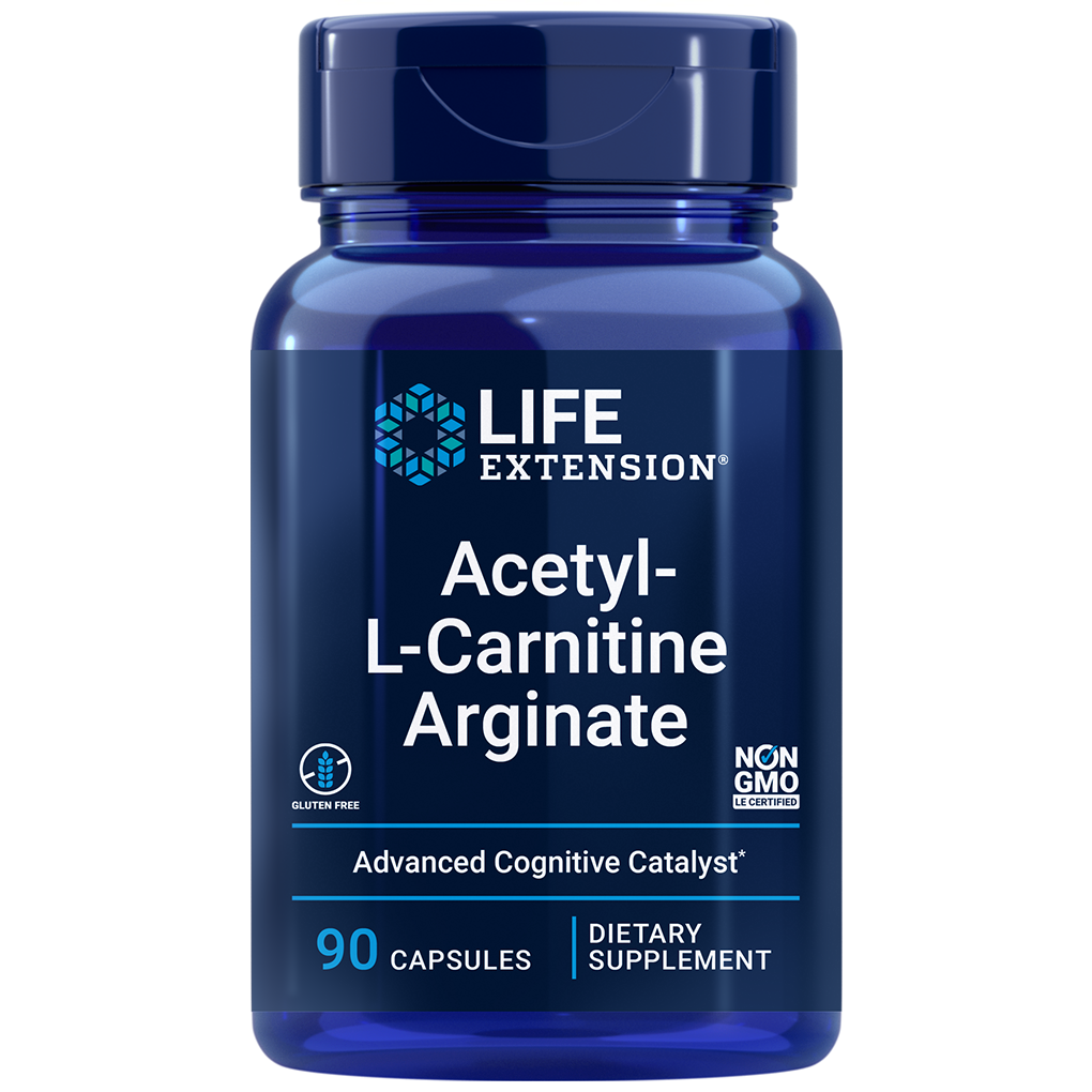 Life Extension  ACETYL-L-CARNITINE ARGINATE  / 90 Vegetarian Capsules