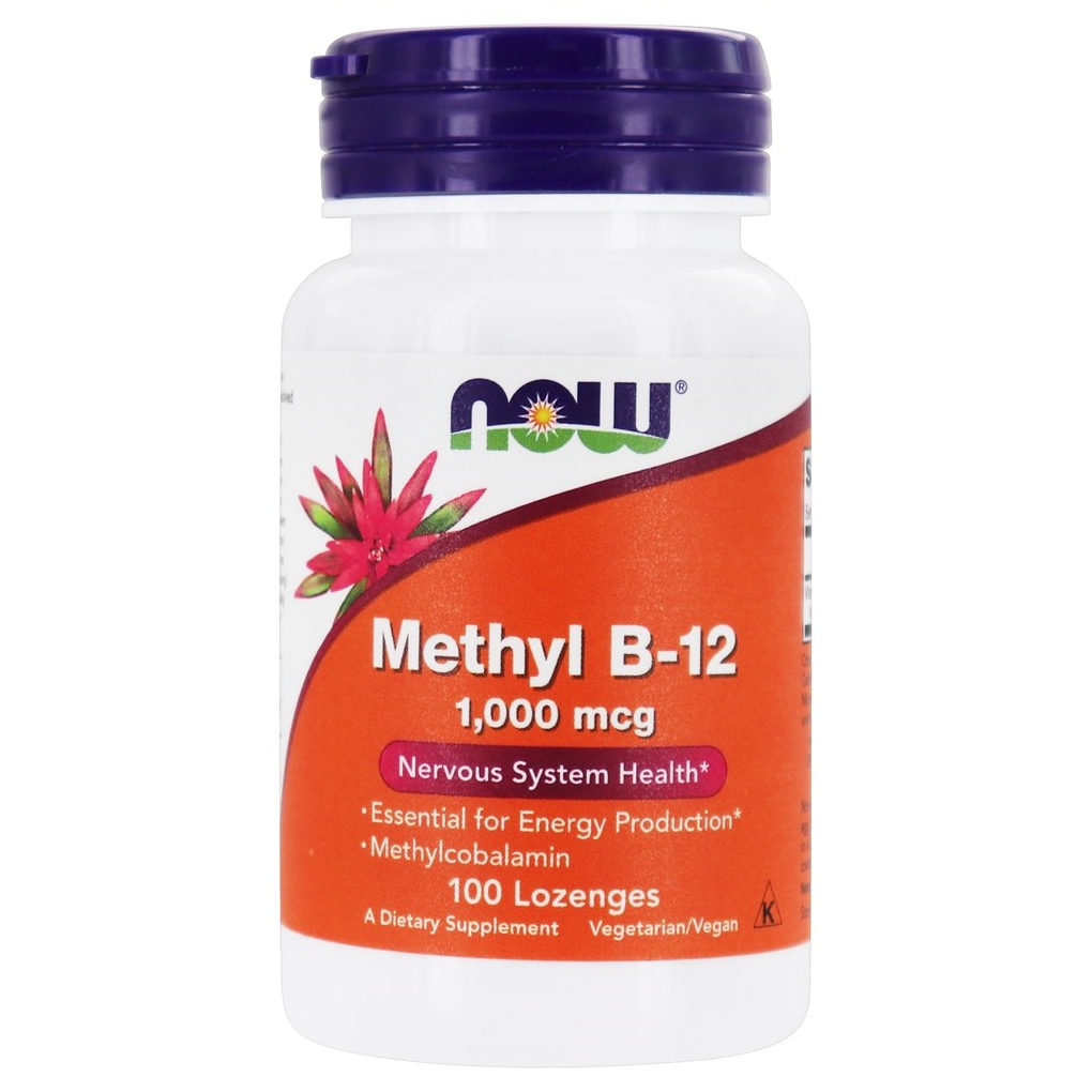 NOW Foods  Methyl  B12  1000 mcg. / 100 Lozenges