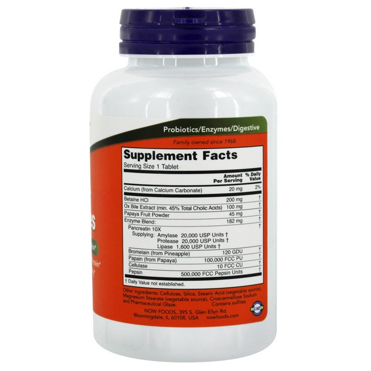 NOW Foods Super Enzymes / 180 Tablets NOW Foods Super Enzymes / 180 Tablets