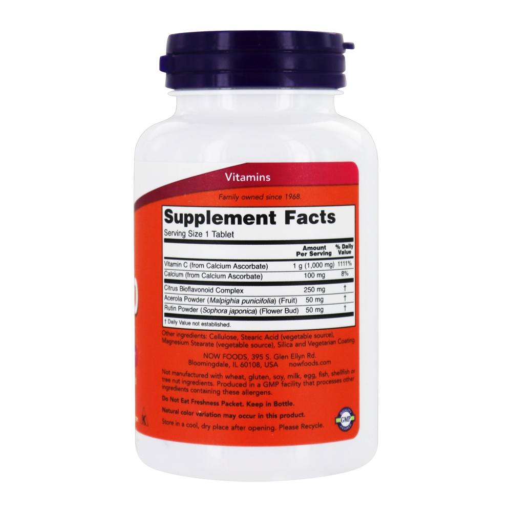NOW Foods Vitamin C-1000 Buffered Complex / 90 Tablets