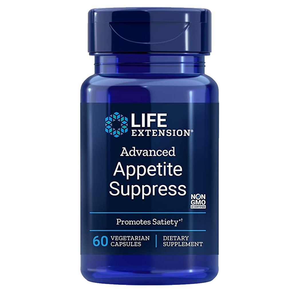 Life Extension Advanced Appetite Suppress / 60 Vegetarian Capsules