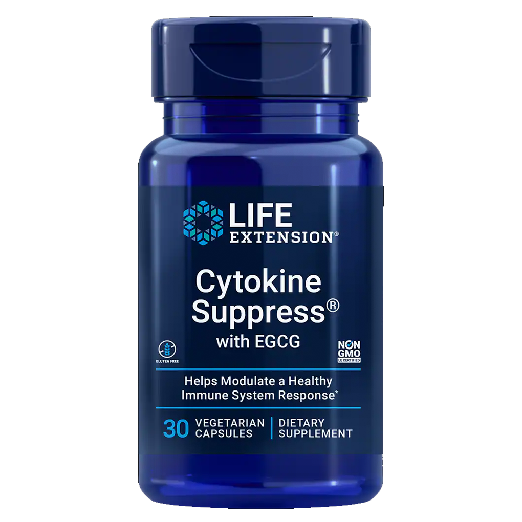 Life Extension Cytokine Suppress® with EGCG / 30 Vegetarian Capsules