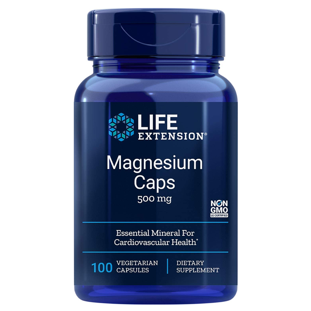 Life Extension Magnesium  Caps 500 mg / 100 Capsules