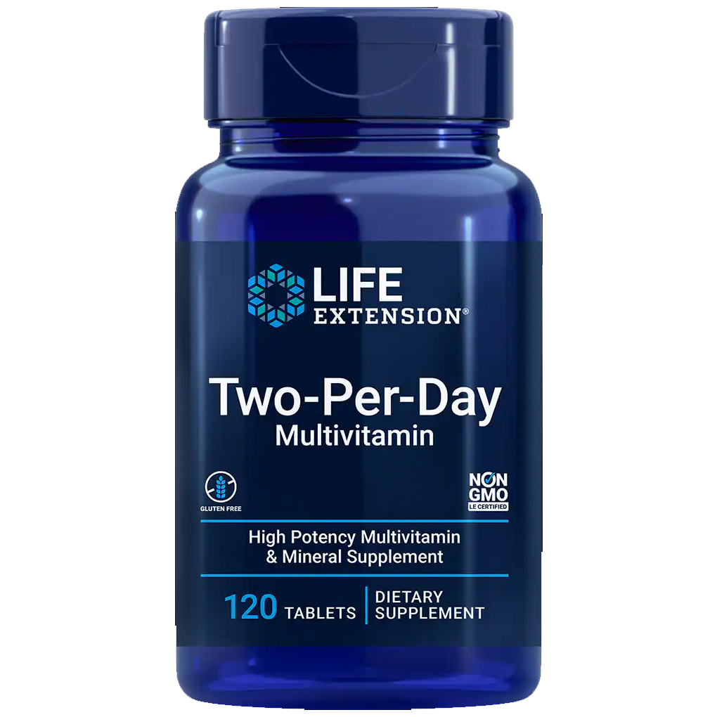 Life Extension  Two-Per-Day Tablets / 120 Tablets