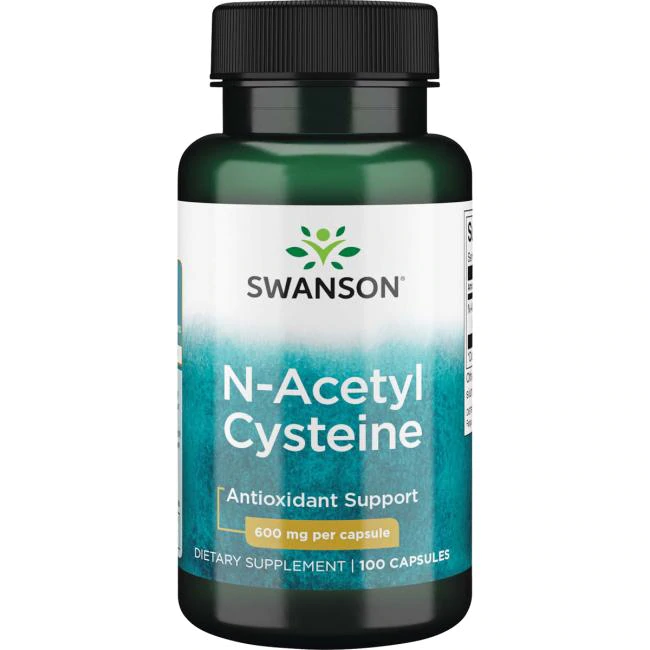 Swanson Premium NAC N-Acetyl Cysteine 600 mg / 100 Caps Swanson Premium NAC N-Acetyl Cysteine 600 mg / 100 Caps